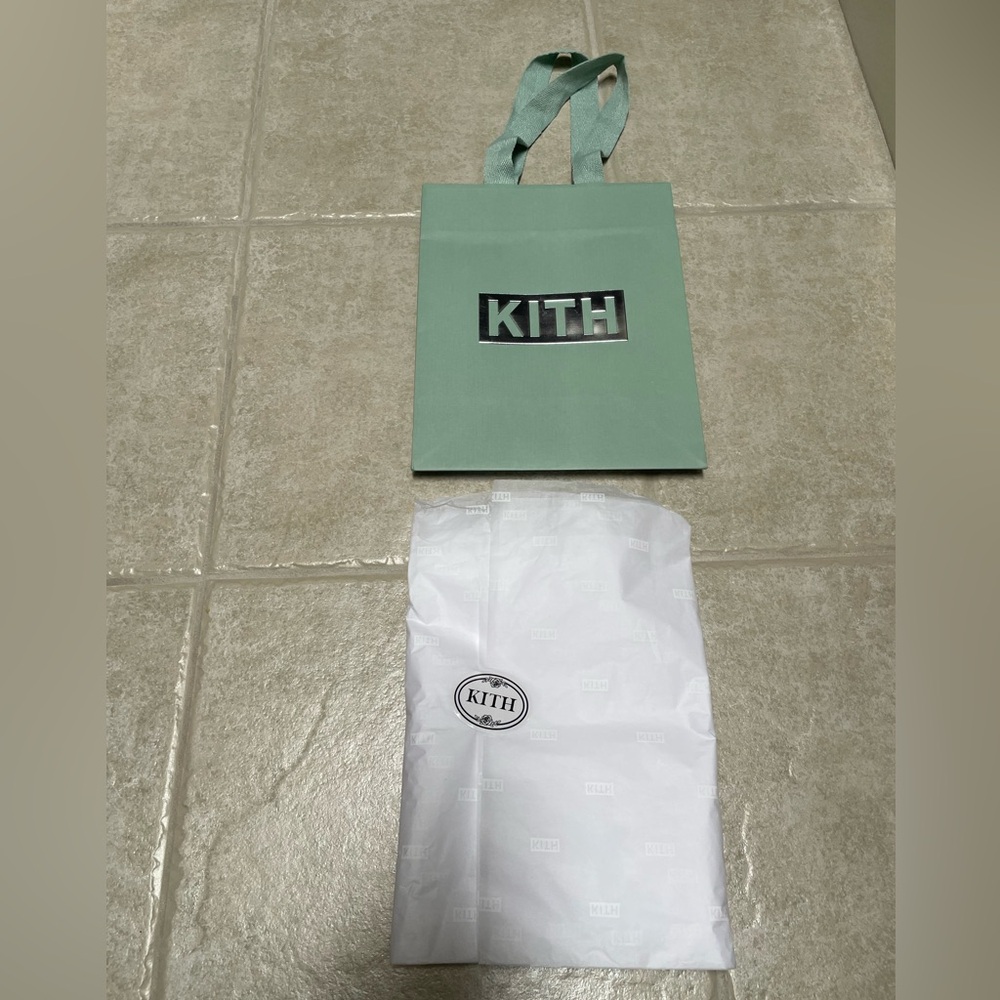 Kith  Green Shopping Bag with Logo